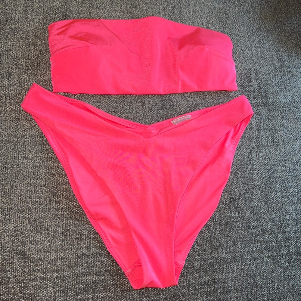 ✨NEON✨ pink H&M swimsuit